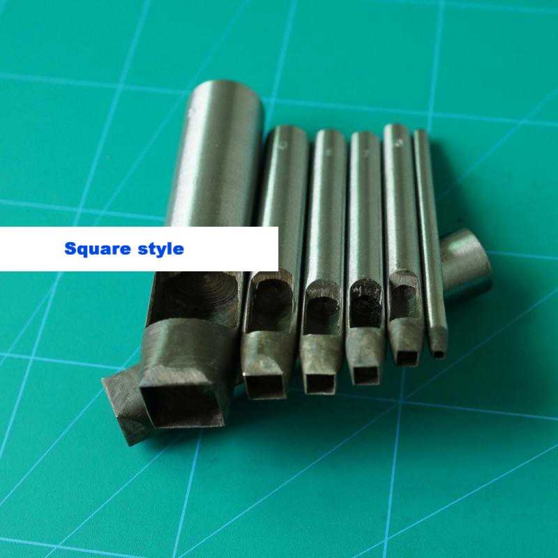 Square style punch, leather working tools